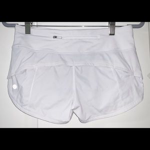 White Lululemon Shorts !